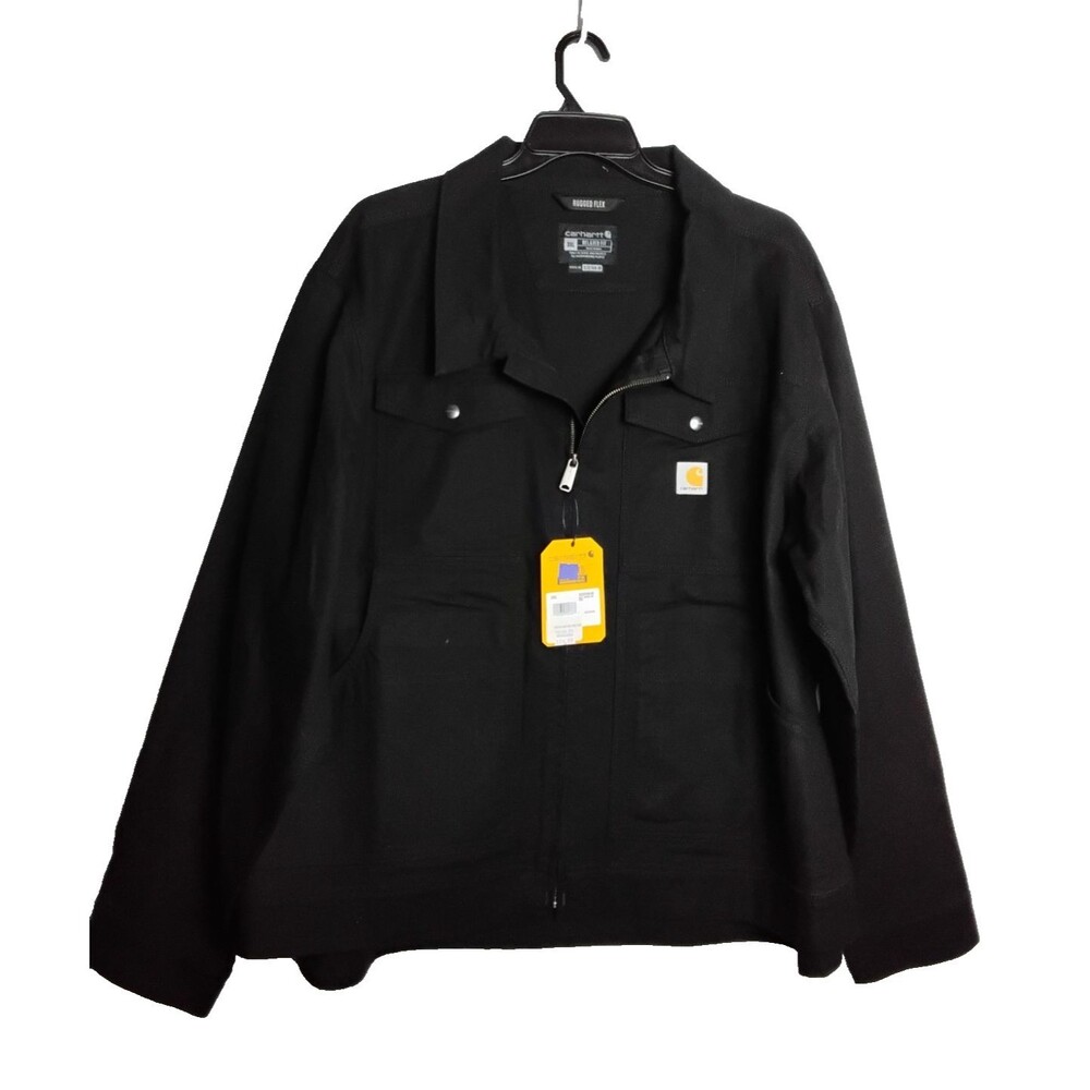 Carhartt Men's Rugged Flex® Duck Berwick Jacket Black 3XL XXL Work Barn Jacket